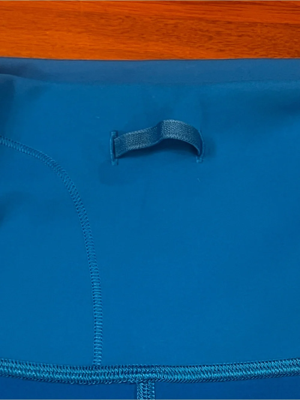 lululemon athletica Bright Blue High-Rise Leggings with Pink Side Logo